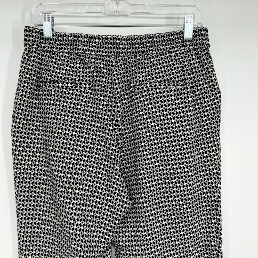 Anthropologie Larkin Jaquard Tapered Trouser Ankle Pant - Picture 5 of 8